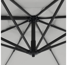 Pohľad zdola na slnečník s rámom