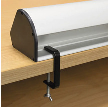 Stojan na rolety so stolovou svorkou na upevnenie na dosku stola
