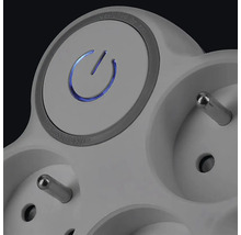 Rozbočovacia zásuvka s vypínačom a zásuvkami