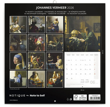 Kalendár Johannes Vermeer 2026 s maľbami umelca