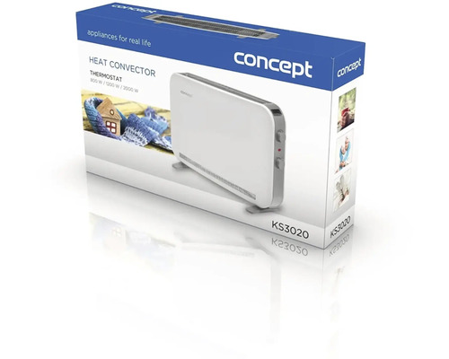 Balenie vykurovacieho konvektora Concept s termostatom