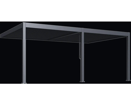 Voľne stojaca pergola s lamelovou strechou