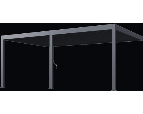 Voľne stojace zastrešenie terasy s lamelovou strechou