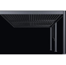 Hliníkový altánok s lamelovou strechou