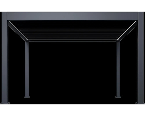 Pergola s lamelovou strechou