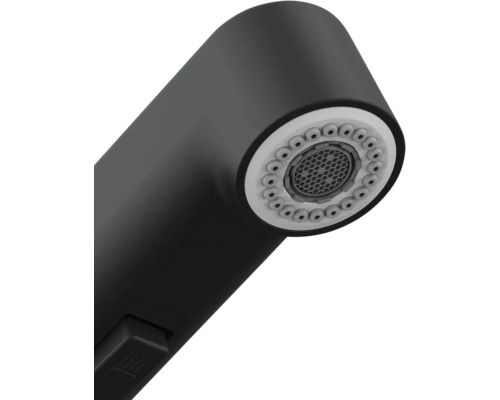 Detailný pohľad na sprchovú hlavicu kuchynskej batérie