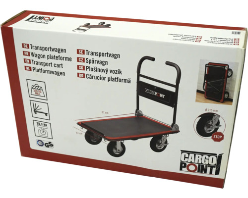 Balenie transportného vozíka Cargo Point