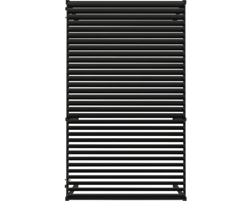 Zástena proti pohľadom z horizontálnych lamiel