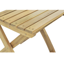 Skladací drevený stôl pre vonkajšie použitie