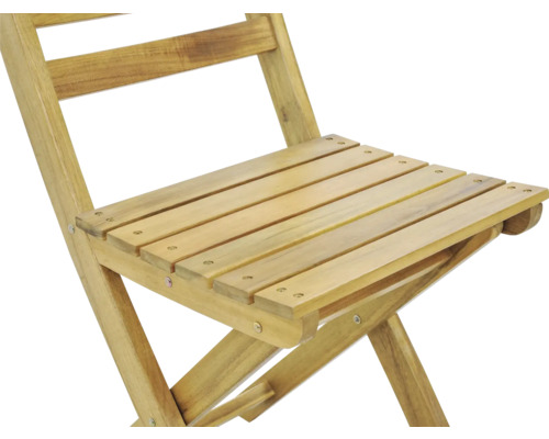 Skladacia stolička z dreva