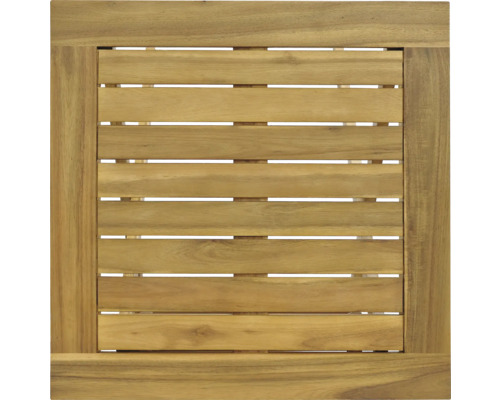 Detailný pohľad na dosku stola z drevených lamiel