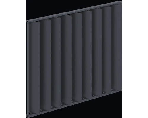 Lamelový plot pre ochranu súkromia