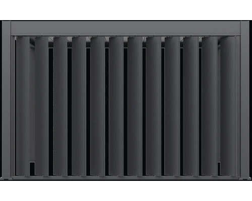 Lamelový plot z kovu do záhrady