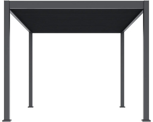 Pergola s lamelovou strechou do záhrady