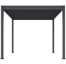 Pergola s lamelovou strechou na zastrešenie terasy