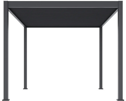 Pergola s lamelovou strechou na zastrešenie terasy