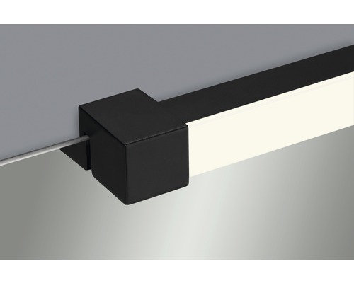 Stropné svietidlo s čiernym puzdrom a drôteným závesom