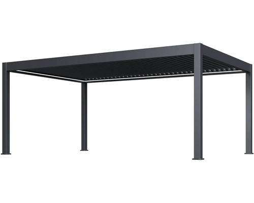 Voľne stojaca hliníková pergola s lamelovou strechou