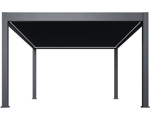 Voľne stojace zastrešenie terasy s lamelovou strechou