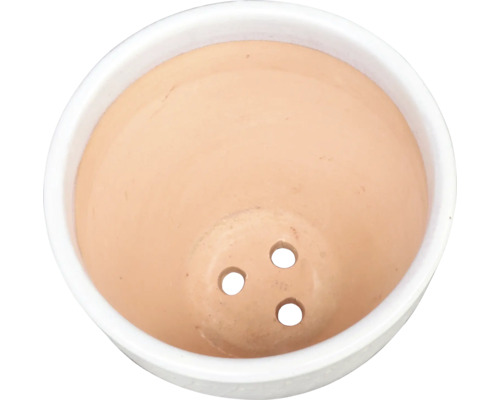 Terakotový kvetináč s drenážnymi otvormi