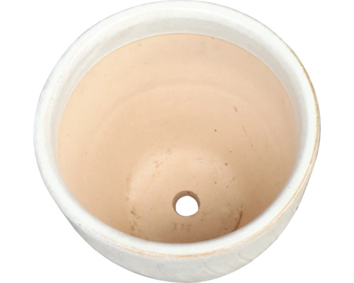 Keramický kvetináč s drenážnym otvorom