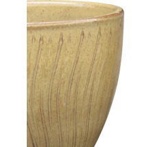 Keramický kvetináč s ryhovaným vzorom