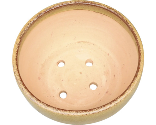 Keramický kvetináč s drenážnymi otvormi