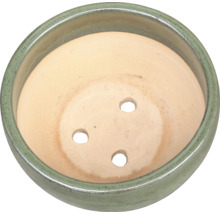 Keramická miska pod kvetináč s drenážnymi otvormi