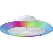 Stropný ventilátor s viacfarebným osvetlením