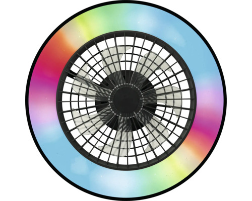 Ventilátor s LED osvetlením