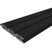 Tmavý fasádny profil z plastu