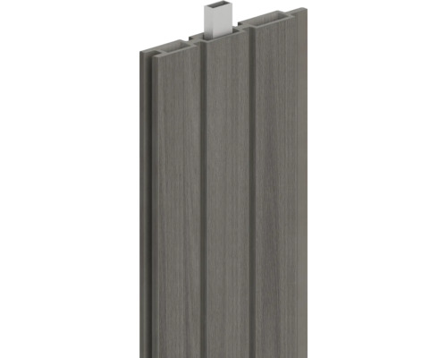 Panel z kompozitného materiálu s perom a drážkou