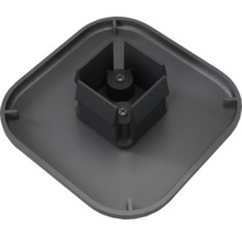 Sivá montážna doska so skrutkami