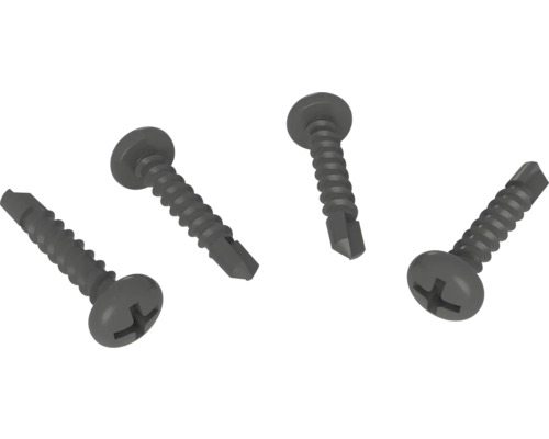 Štyri skrutky so zapustenou hlavou