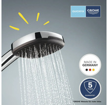 Ručná sprcha Grohe s vodným lúčom. QuickFix. Vyrobené v Nemecku. Päťročná záruka.