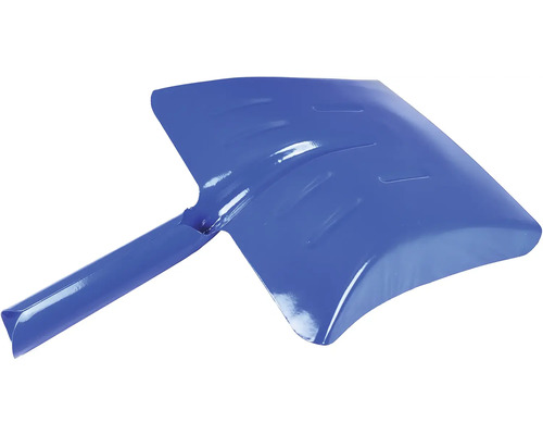 Modrá snehová lopata z kovu