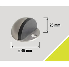 Dverová zarážka s priemerom 45 mm a výškou 25 mm