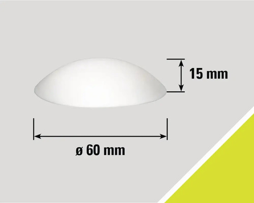 Obrázok s rozmermi: priemer 60 mm, výška 15 mm