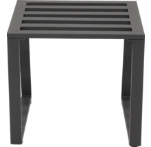 Kovová stolička s lamelovým sedadlom