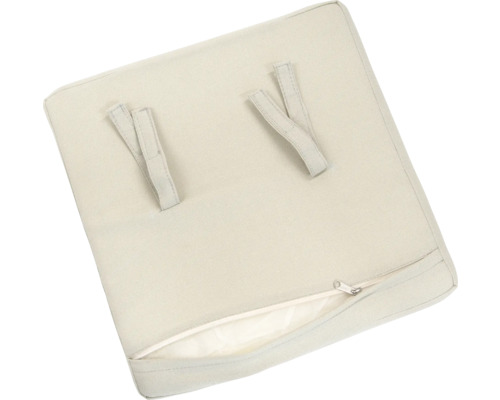 Štvorcový sedák so zipsom a upevňovacími pásikmi