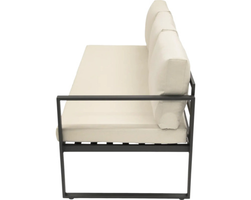 Záhradné kreslo s kovovým rámom a čalúnením