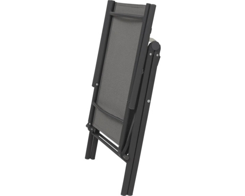 Skladacia záhradná stolička s textilným poťahom