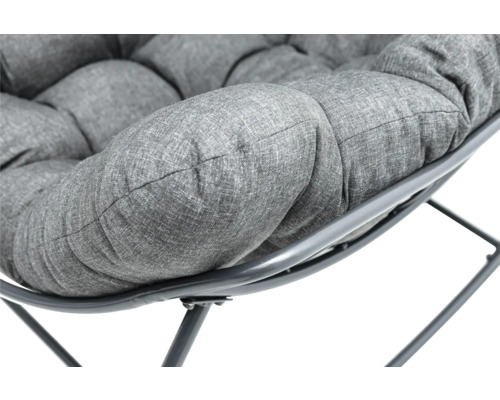 Detail vankúšového sedadla kresla papasan