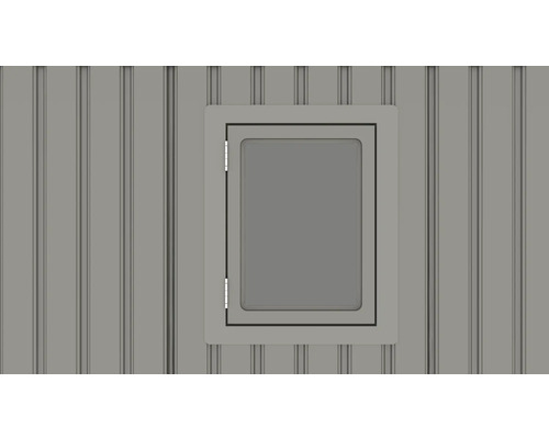 Okno v záhradnej chatke