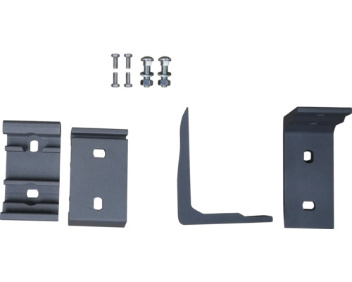 Upevňovací materiál a uholníky na montáž