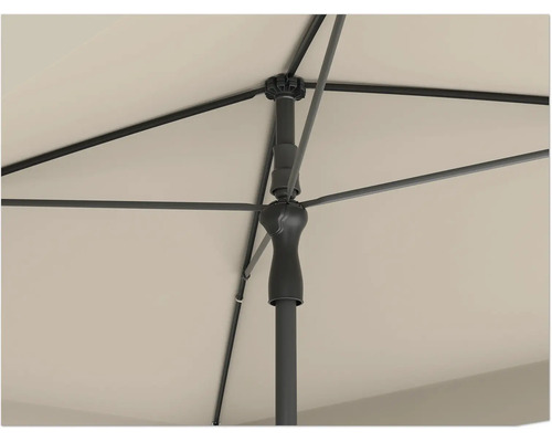 Detailný pohľad na slnečník s rámom