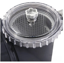 Bazénové čerpadlo s priehľadným vekom a filtračným košom