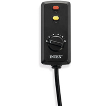 Logo Intex na ovládacej jednotke s regulátorom a dvoma tlačidlami