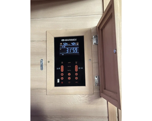 Riadiaca jednotka Marimex s digitálnym displejom v saune