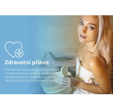 Symbol zdravotných výhod saunovania